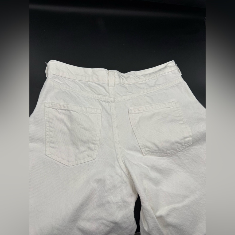 Primark White Wide Leg Crop Jeans - Picture 4 of 9